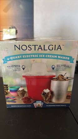 Nostalgia Ice cream maker