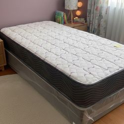 New Twin Mattress And Box Spring 2 Pc Bed Frame Is Not Included 