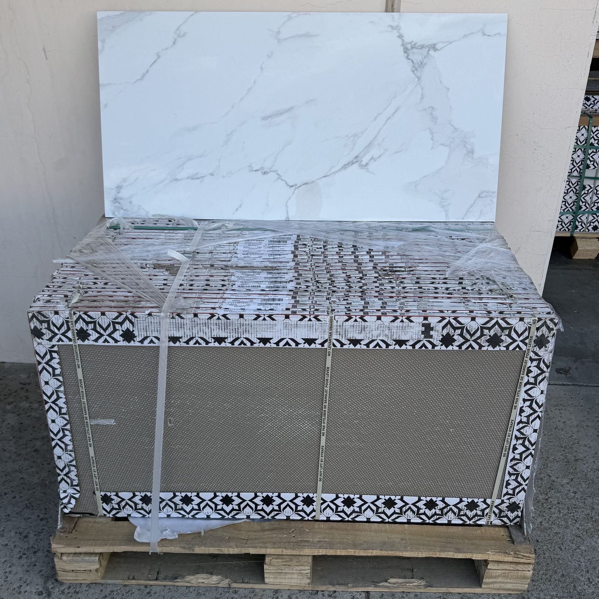 Satori Plata Statuario Brina 24-in x 48-in Polished Porcelain Floor and Wall Tile (15.5-sq ft Carton)