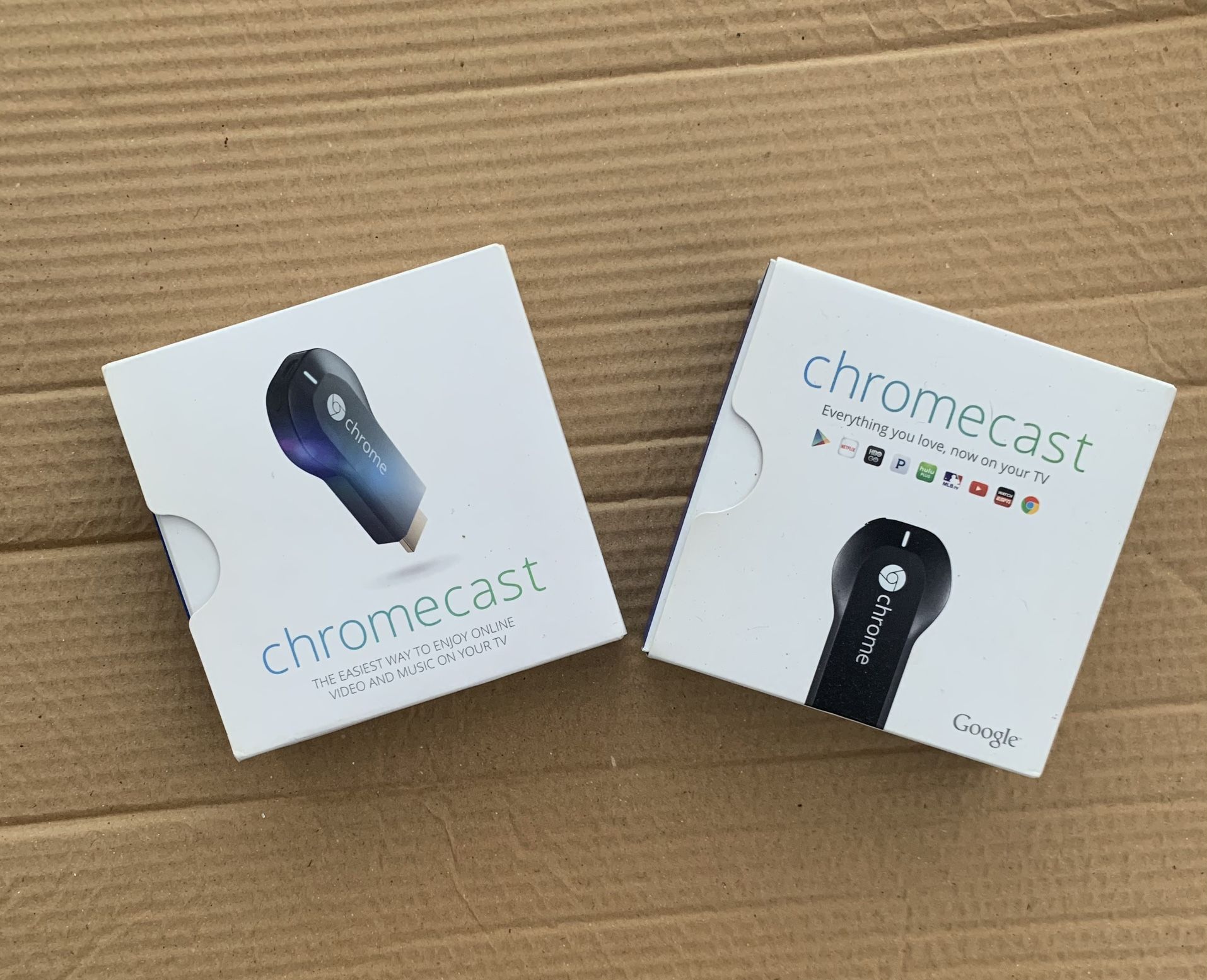 Two chromecasts