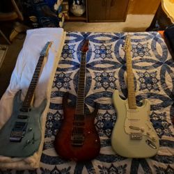 Guitars and equipment