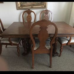 Solid Wood Dining Table 