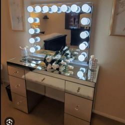 All Glass Bluetooth Vanity 