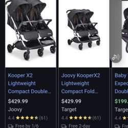 Joovy Scooter X2 Stroller 