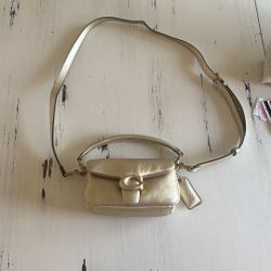Coach Gold Pillow Tabby Shoulder/Crossbody Bag 