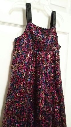 Justice Girls Sequin Dress size 7