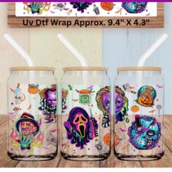 Halloween Glass Cup