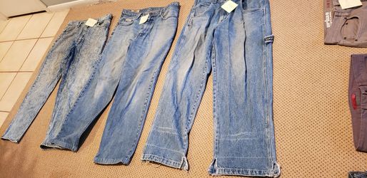 mens jeans from size 34 -38 waist