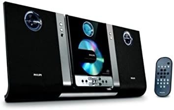 Philips MC235B Micro Hi-Fi Shelf System (Black And Silver)