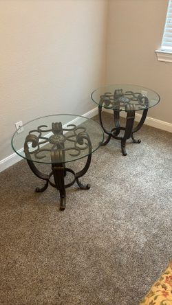 Glass End Tables
