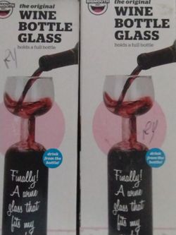 Wine Glass Bottles . Wine Glass At The Top Wine Bottle At The Bottom $10 Each