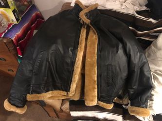 4x American leather bomber jacket 100$