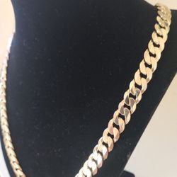 Gold Deep Plated Thick Heavy Necklace Chain Jewelry 