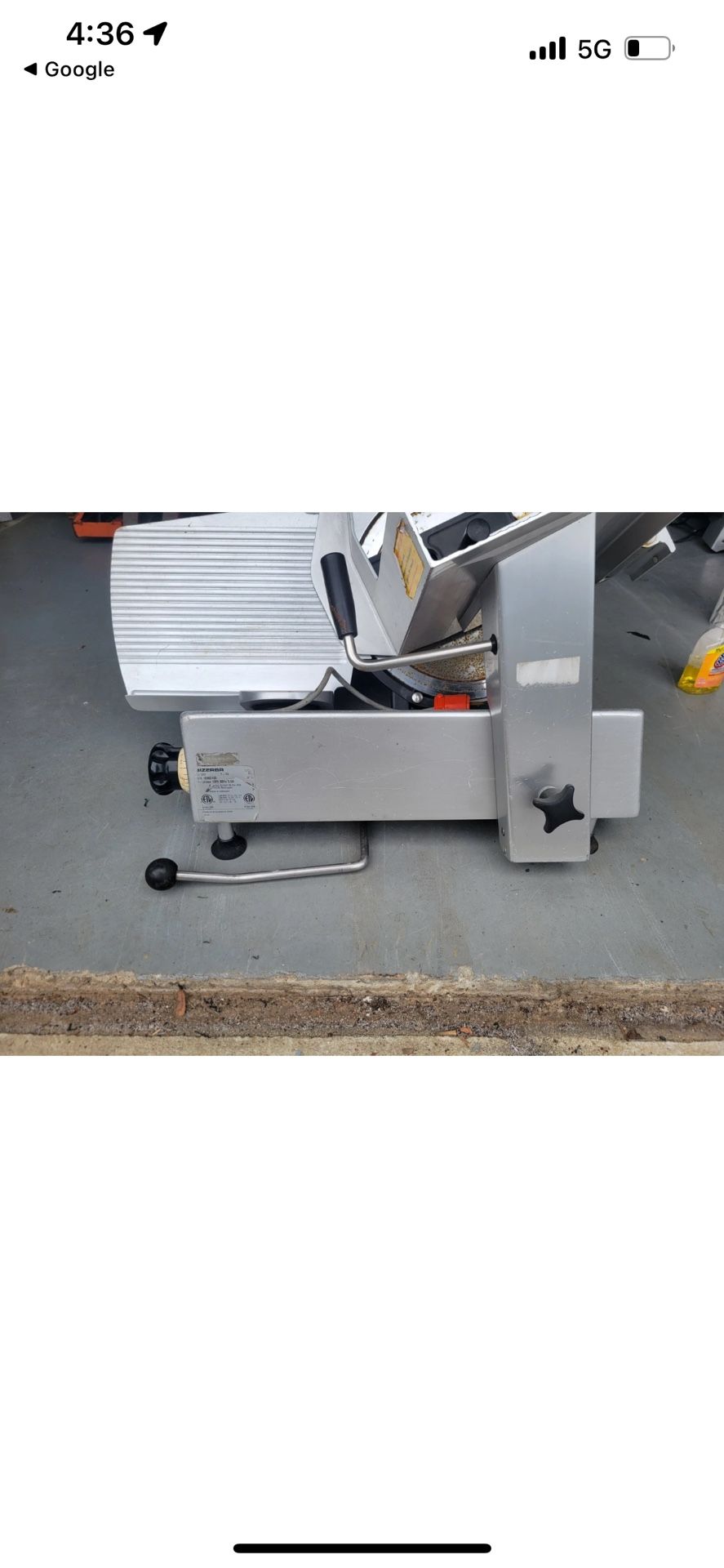 bizerba meat slicer se 12