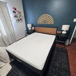 Bed Frame & Two End Tables/Nightstands