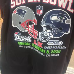 Superbowl 2025  Sizes Medium, Large, Xl 2x, 3 Xl