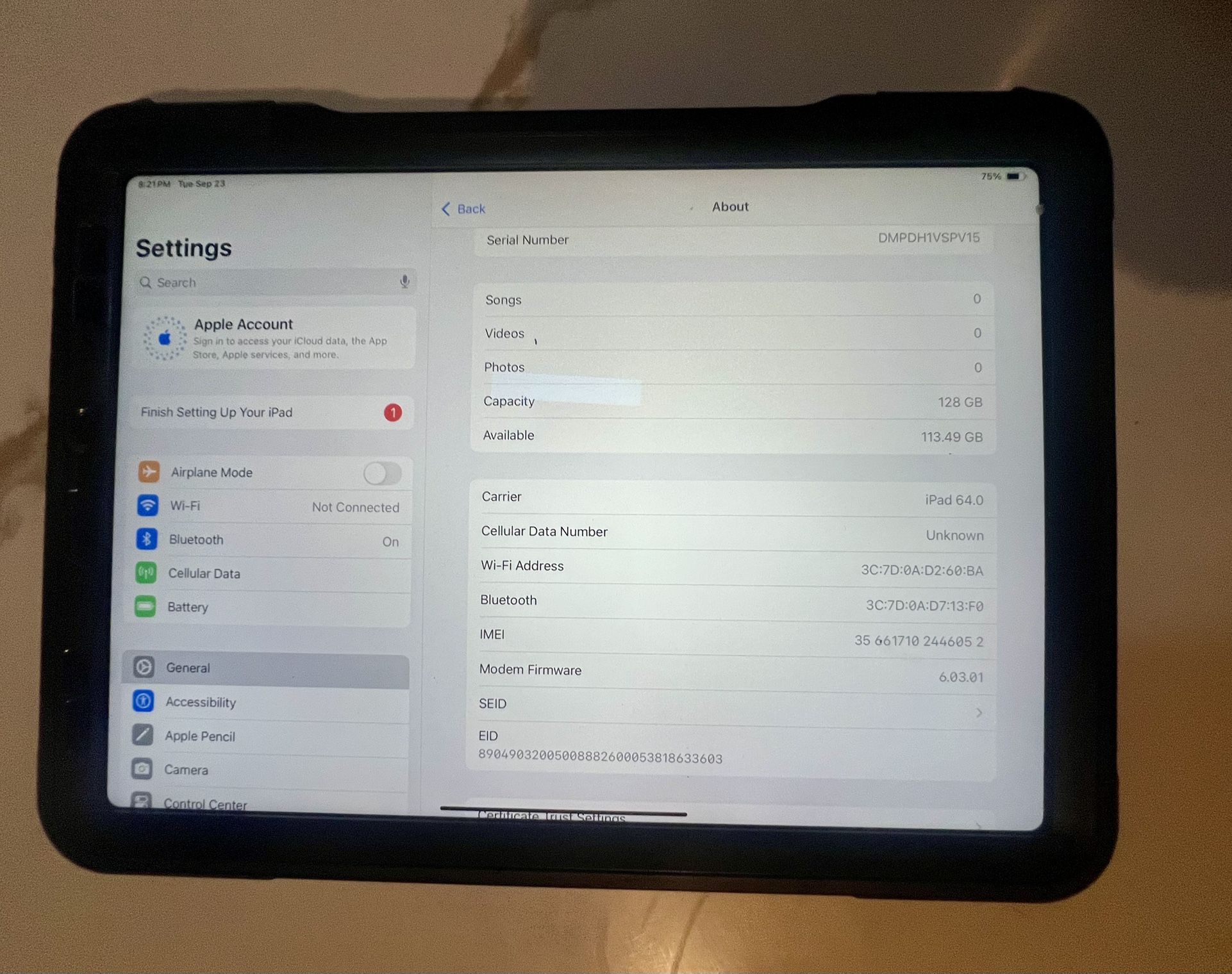 iPad Pro 11 Inch 128 Gb