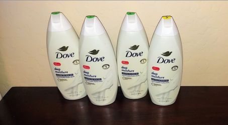 Dove Deep Moisture Body Wash – 4 Pack
