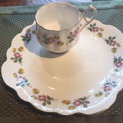 Andrea Fine Bone China Teacup And Saucer