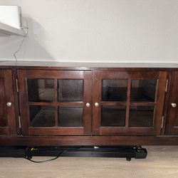 Solid Wood - Entertainment Center - TV Stand