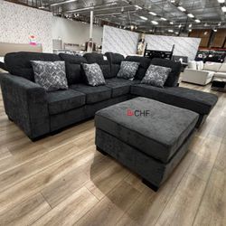 living room sectional sofa with ottoman  - Limited Time Offer 