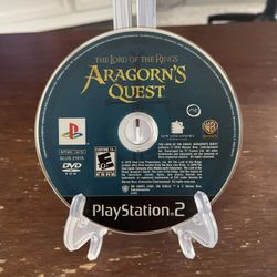 Lord of the Rings: Aragorn's Quest Sony PlayStation 2, 2010 Disc Only
