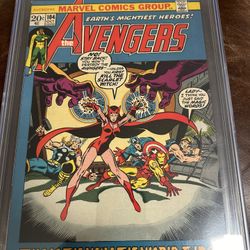 Avengers #104 CGC 9.2 Scarlet Witch Sentinels Marvel Disney