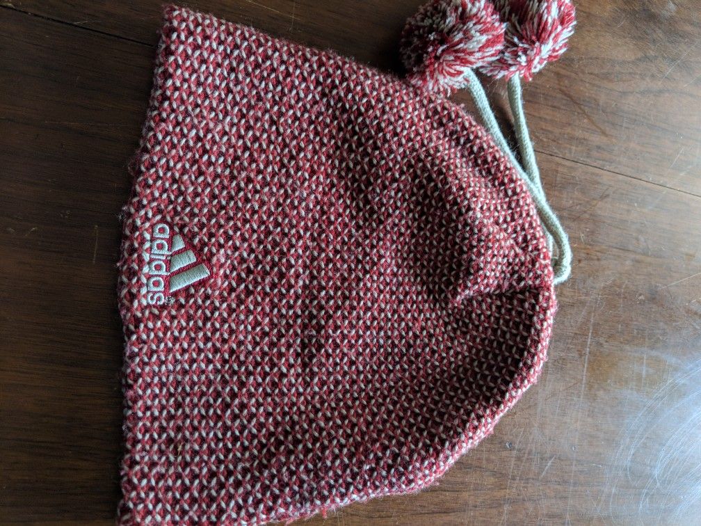 Adidas Toboggan With Pom Poms