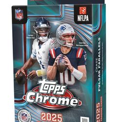2025 Topps Chrome Football Hanger Box - QTY