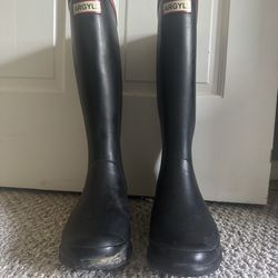 Argyle Hunter Rain Boots EU 39/8.5