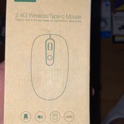 BRAND NEW-JELLY COMB 2.4G WIRELESS /TYPE-C MOUSE H