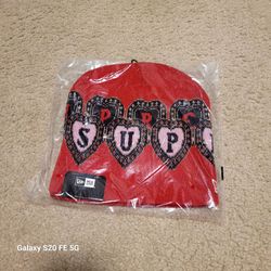 Supreme Red Beanie