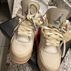 Offwhite Jordan 4s Sails 