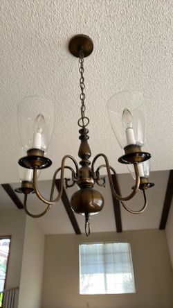 Chandelier 24 inch wide 3 ft long