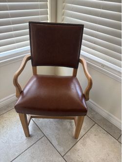 Leather / wood Chairs