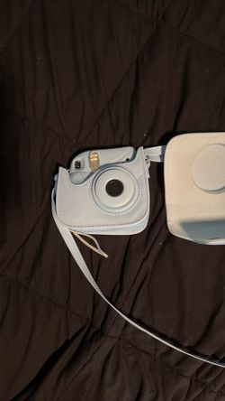Fujifilm light blue camera
