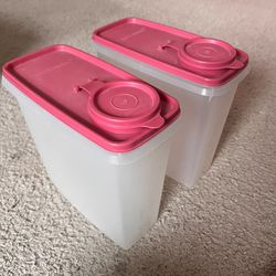 Vintage Tupperware Food Storage Container Set of 2 Made in USA
