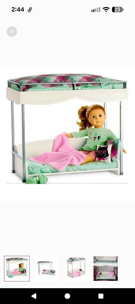 AMERICAN GIRL TRULY ME BUNK BED. (DOLL NOT INCLUDED). CITY OF ORANGE.π. $20
