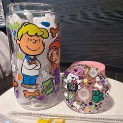 Scooby-Doo Halloween Plastic Can Cup with Lid