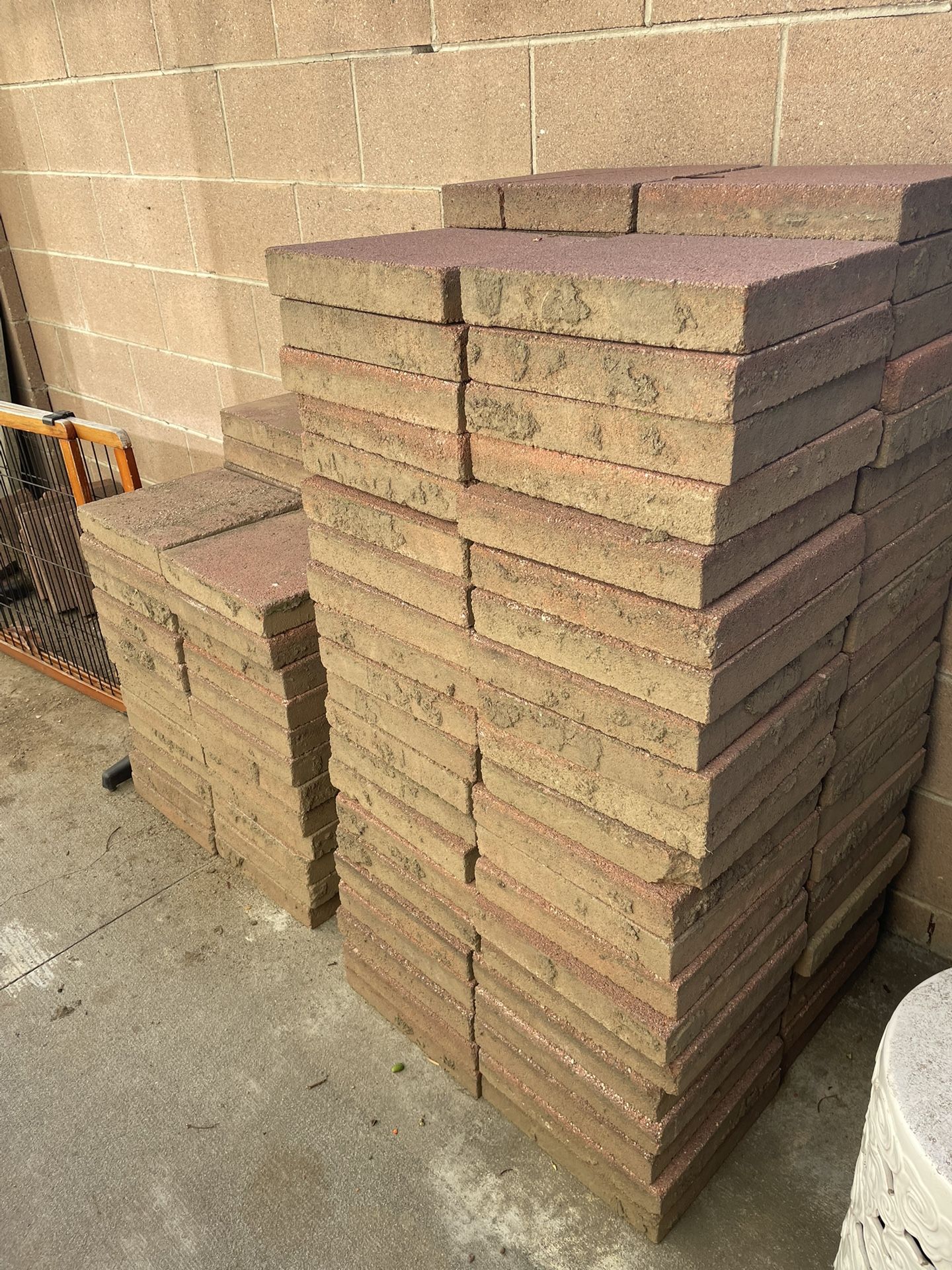 Brick Colored Pavers