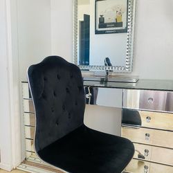 All Glass Impressions Complete Vanity Plus Chair 