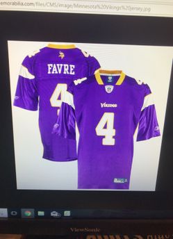 New NFL Minnesota Vikings #4 Farve Jersey