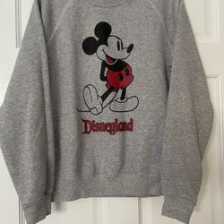 Grey Disney Mickey Mouse crewneck sweatshirt size Small