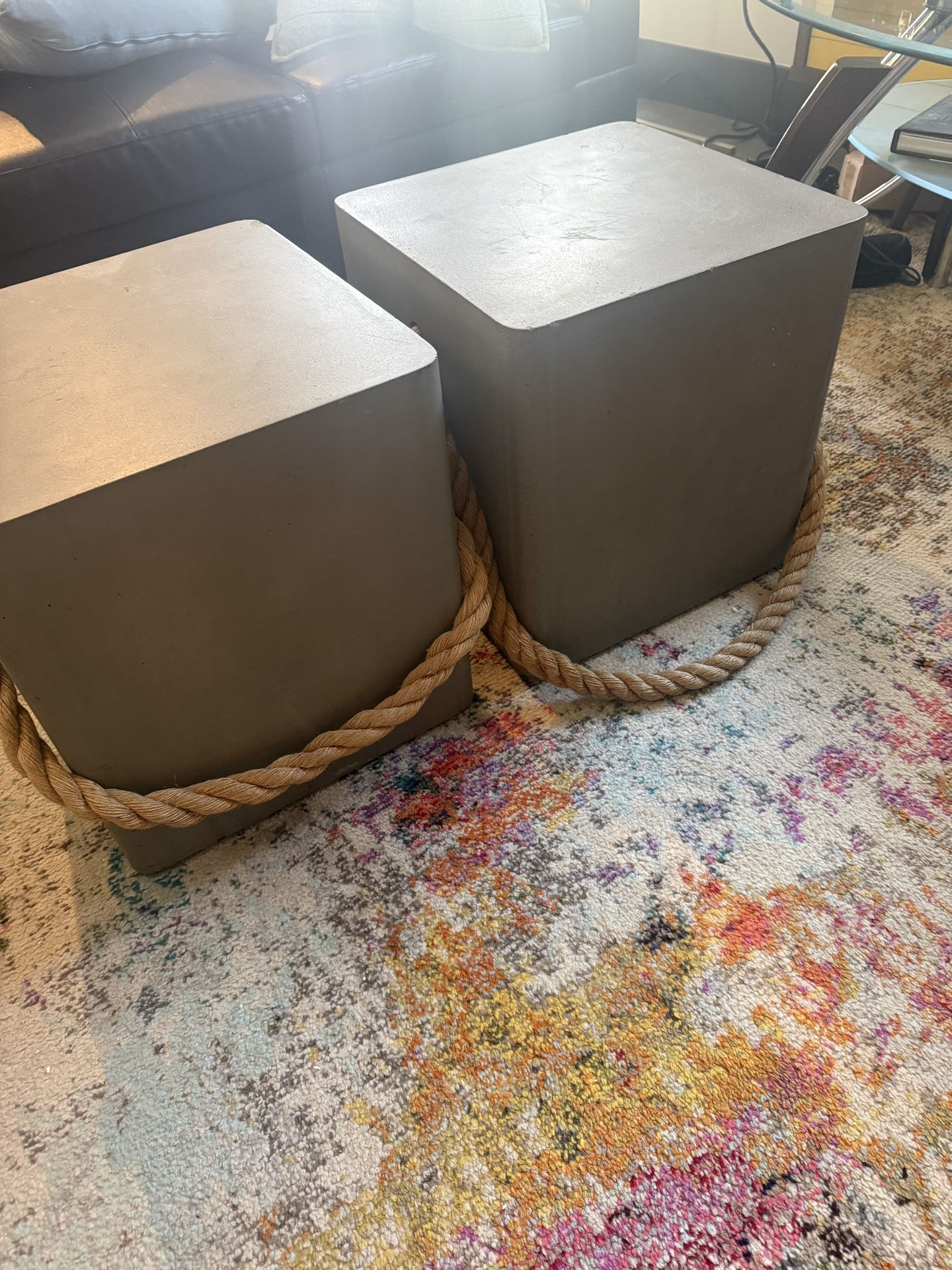 Concrete End Tables