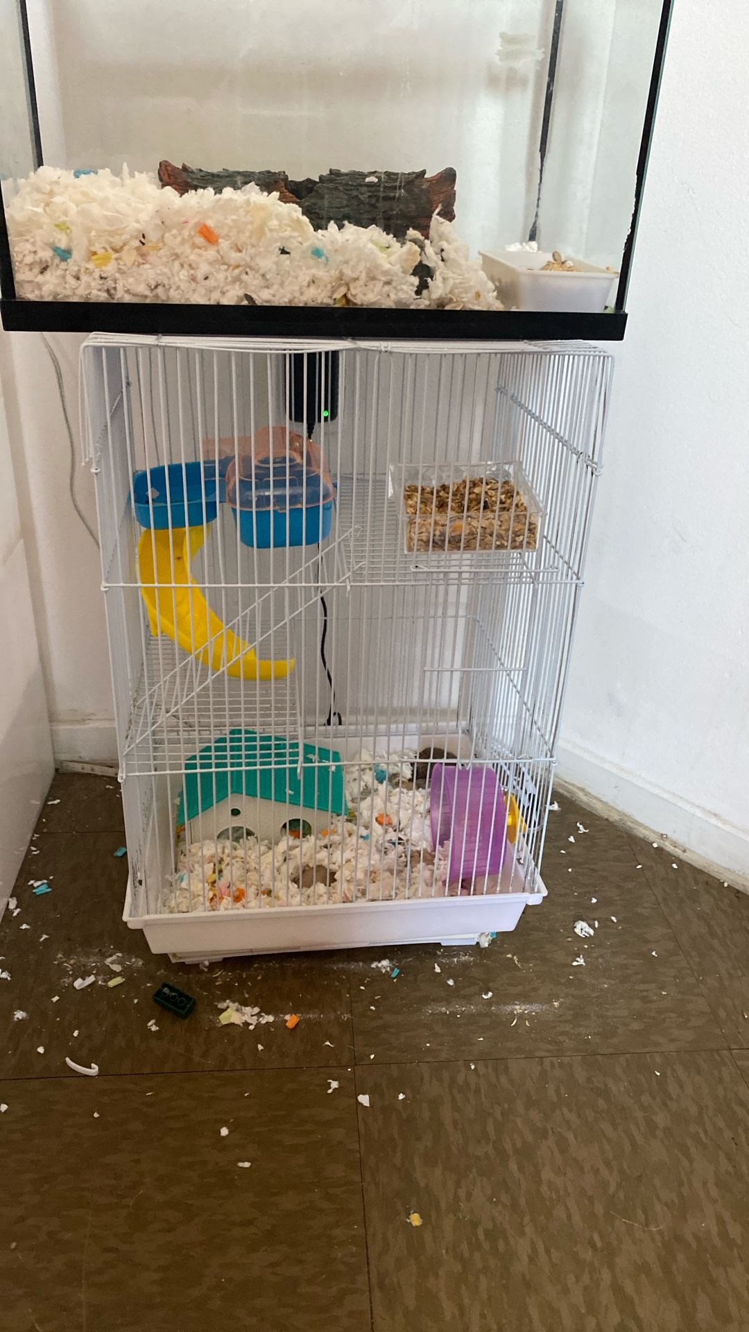 Cage for hamsters or birds