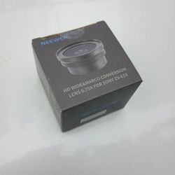 Neewer HD Wide & Macro Conversion Lens 0.75x for Sony ZV-E10