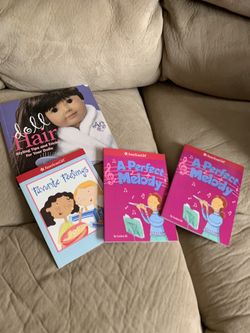 American Girl doll books/ outfits/accessories—See descriptions