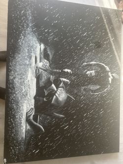 Bane/ Batman Painting