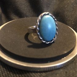 50.00 Sterling Silver Ring S 7 Signed