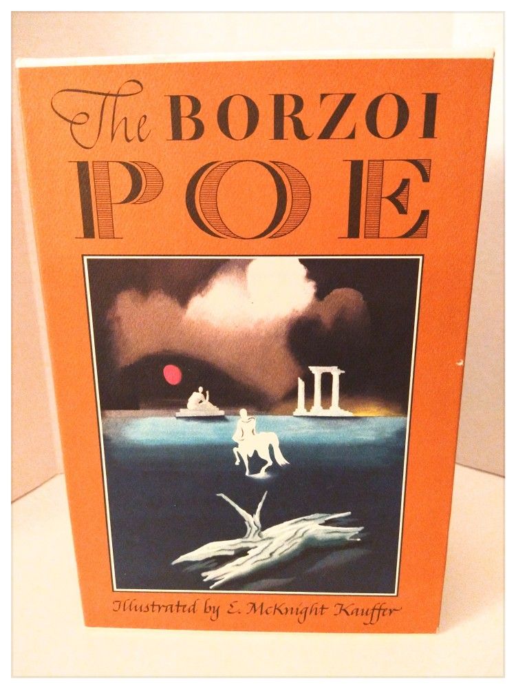 Edgar Allan Poe 'The Borzoi Poe' 2 Volume Set - Complete Poems & Stories